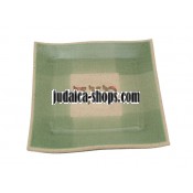 Ceramic Matzah Tray – Green