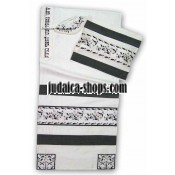 Rikmat Elimelech - Embroidered Wild Silk Tallit – 'Hadas'