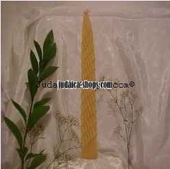 Long Woven Havdalah Candle - Natural