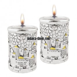 Jerusalem Silver Candle-Holders