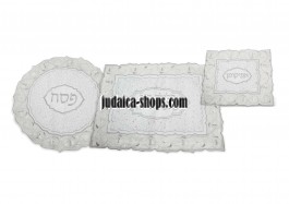 3 piece Passover set – Matza cover. Afikomen bag. cushion cover