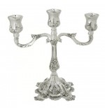 Silver CandleStick - Flowers